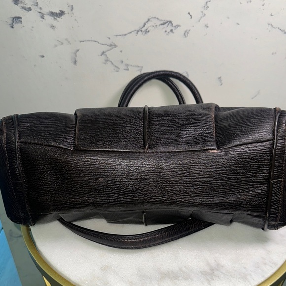 Coach Pinnacle Madison Brown Leather Shoulder Bag with Gold Accents - Picture 5 of 7